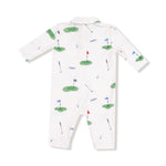 Angel Dear Angel Dear Polo Romper Bamboo Viscose Baby Outfit Cozy - Apparel & Accessories > Clothing > Baby & Toddler Clothing > Baby One-Pieces 307