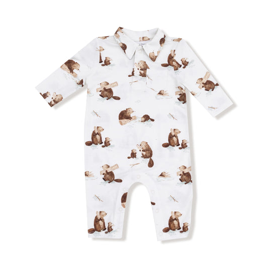 Angel Dear Polo Romper Classic Comfort For Babies Daily Angel Dear Everetts Place: Online Boutique