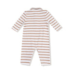 Angel Dear Angel Dear Polo Romper Ribbed Modal Cozy Baby Outfit - Apparel & Accessories > Clothing > Baby & Toddler Clothing > Baby One-Pieces 307