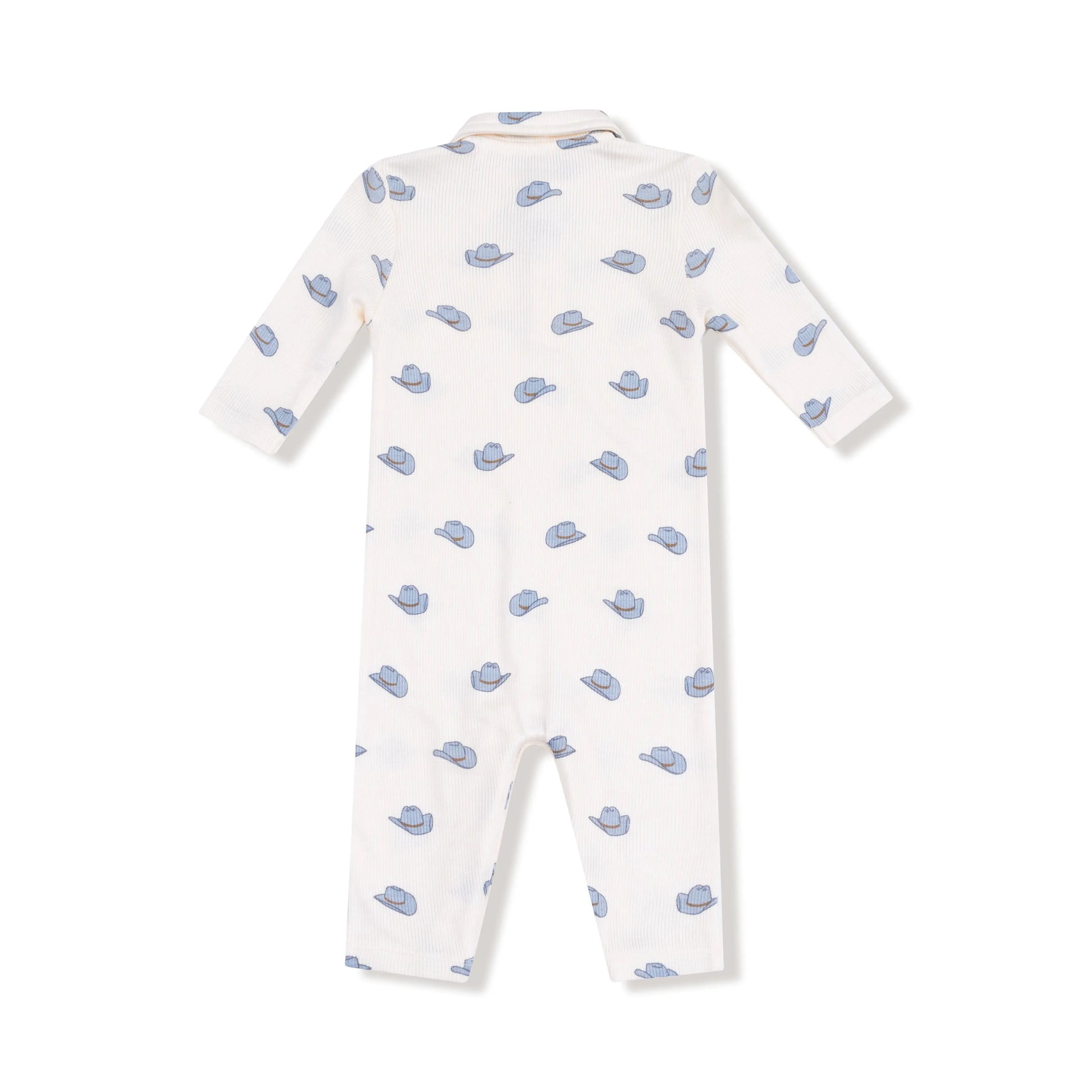 Angel Dear Polo Romper Ribbed Modal Cozy Baby Outfit Angel Dear Everetts Place: Online Boutique