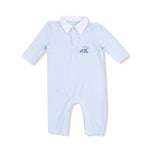Angel Dear Angel Dear Polo Romper With Golf Cart Applique Silky Bamboo - Apparel & Accessories > Clothing > Baby & Toddler Clothing > Baby One-Pieces 307S