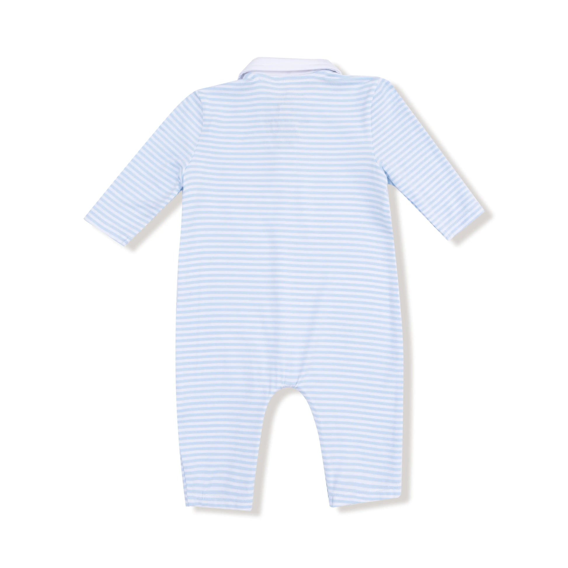 Angel Dear Polo Romper With Golf Cart Applique Silky Bamboo Angel Dear Everetts Place: Online Boutique