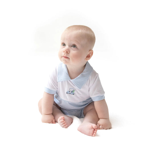 Angel Dear Polo Shortie With Contrast Trim Baby One Piece Angel Dear Everetts Place: Online Boutique