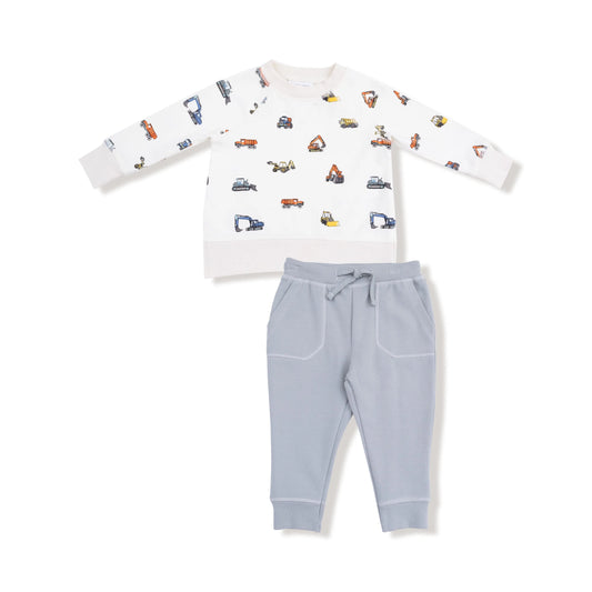 Angel Dear Raglan Sweatshirt And Jogger Set Organic Cotton Angel Dear Everetts Place: Online Boutique