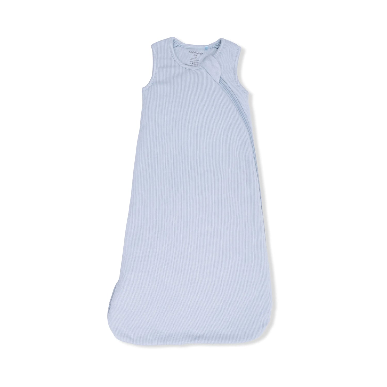 Angel Dear Ribbed Modal Baby Sleep Bag Niagara Mist Sizes 0 To 24 Months Angel Dear 