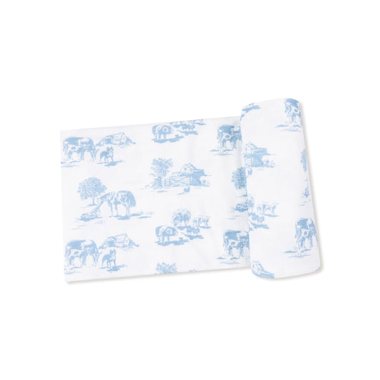 Angel Dear Ribbed Modal Swaddle Blanket 45x45 Inches Angel Dear Everetts Place: Online Boutique