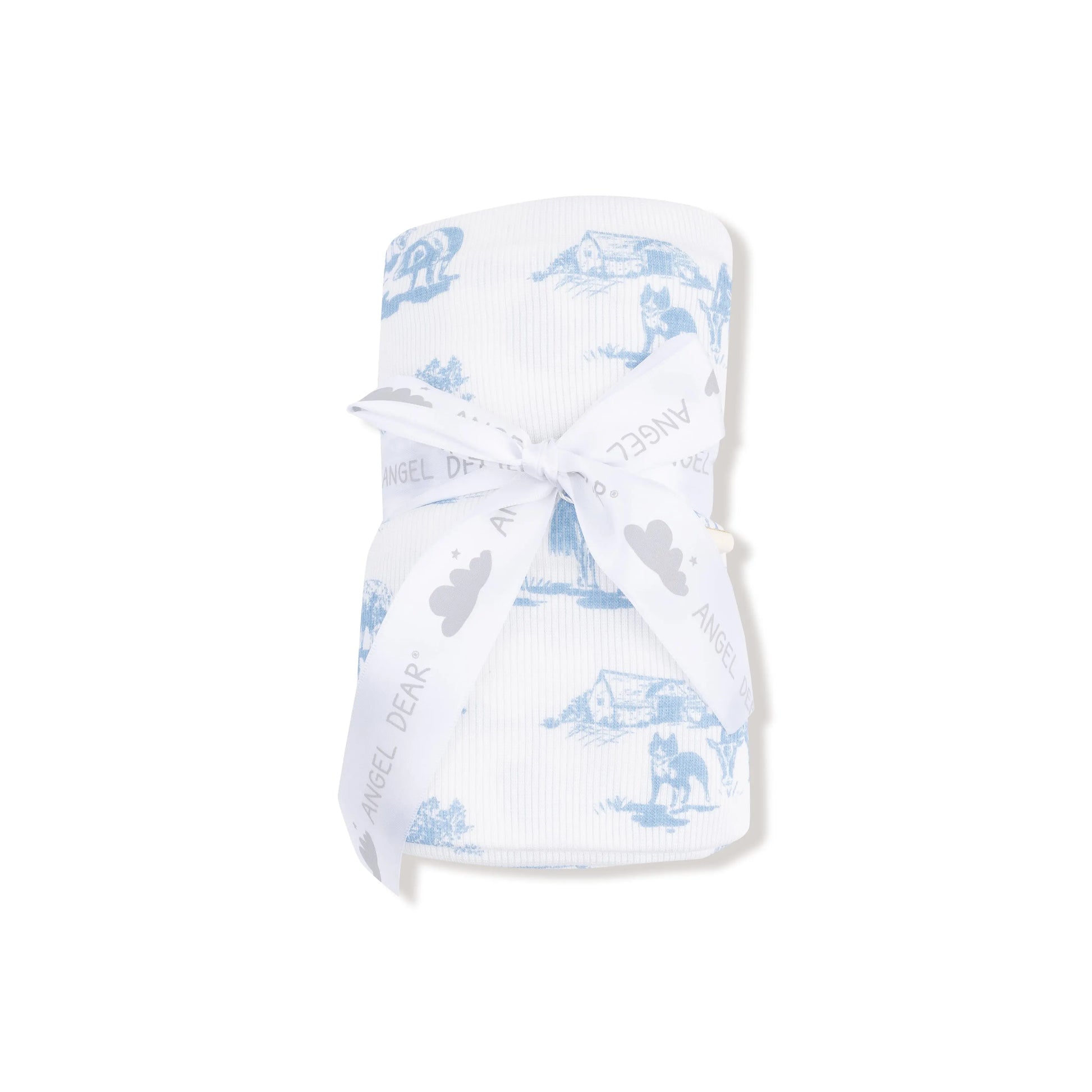 Angel Dear Ribbed Modal Swaddle Blanket 45x45 Inches Angel Dear Everetts Place: Online Boutique