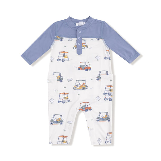 Angel Dear Romper With Contrast Sleeves For Cozy Play Angel Dear Everetts Place: Online Boutique