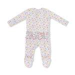 Angel Dear Angel Dear Ruffle Back Two Way Zipper Footie Bamboo Cozy - Apparel & Accessories > Clothing > Baby & Toddler Clothing > Baby & Toddler Sleepwear 653