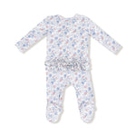 Angel Dear Angel Dear Ruffle Back Zipper Baby Footie Bamboo Soft - Apparel & Accessories > Clothing > Baby & Toddler Clothing > Baby & Toddler Sleepwear 653