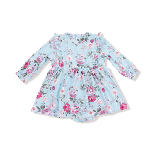 Angel Dear Ruffle Long Sleeve Bodysuit Dress For Baby Angel Dear Everetts Place: Online Boutique