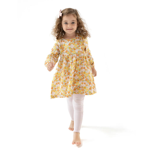 Angel Dear Ruffle Long Sleeve Dress And Rib Legging Set Angel Dear Everetts Place: Online Boutique