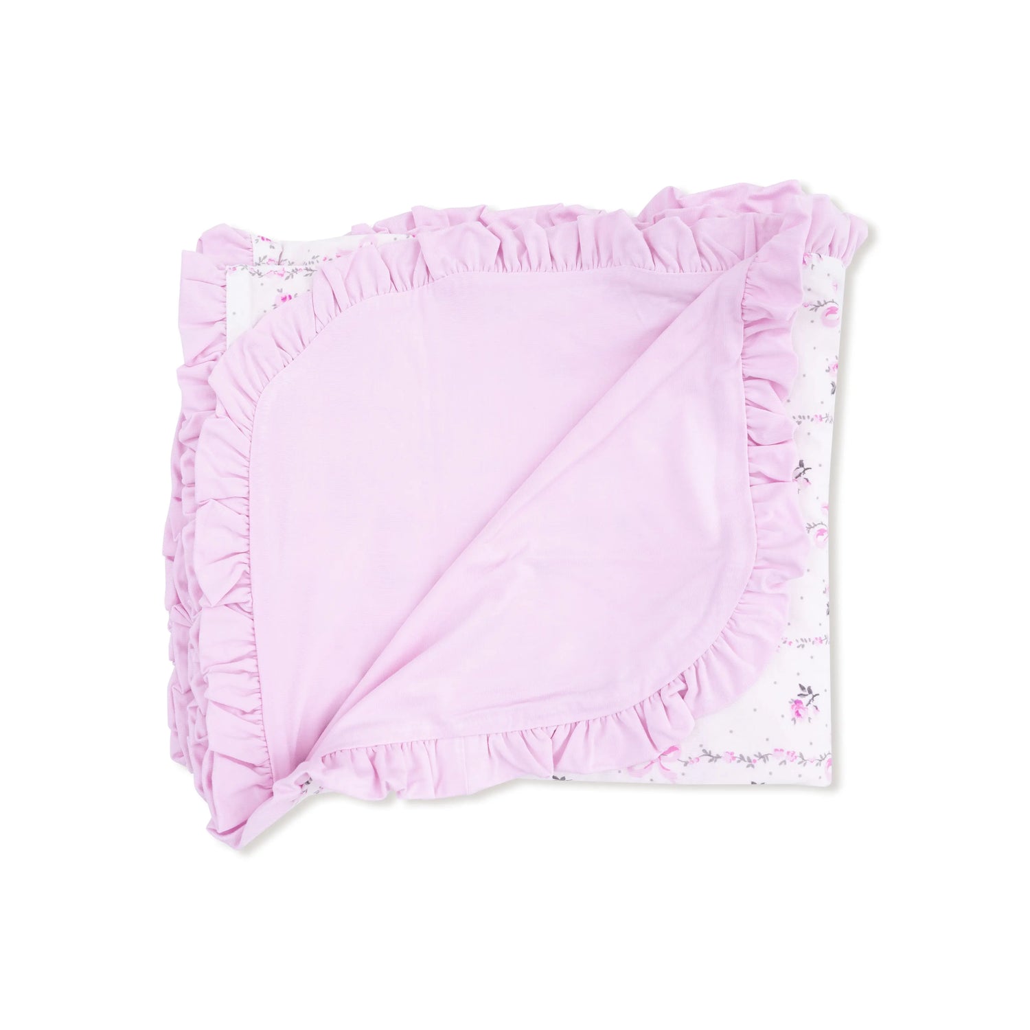 Angel Dear Angel Dear Ruffle Receiving Blanket Bamboo Viscose Soft - Baby & Toddler > Swaddling & Receiving Blankets > Swaddling Blankets 828