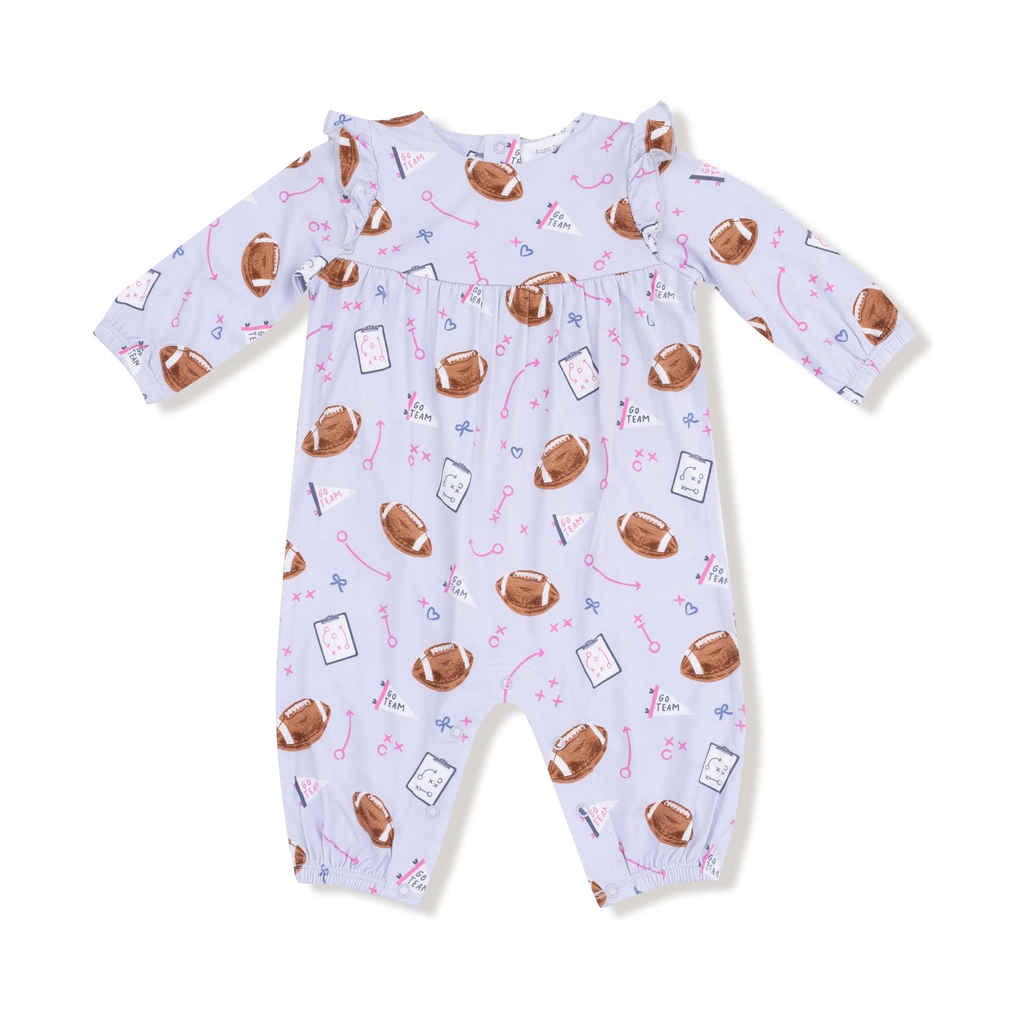 Angel Dear Ruffle Sleeve Baby Romper Bamboo Viscose Angel Dear Everetts Place: Online Boutique