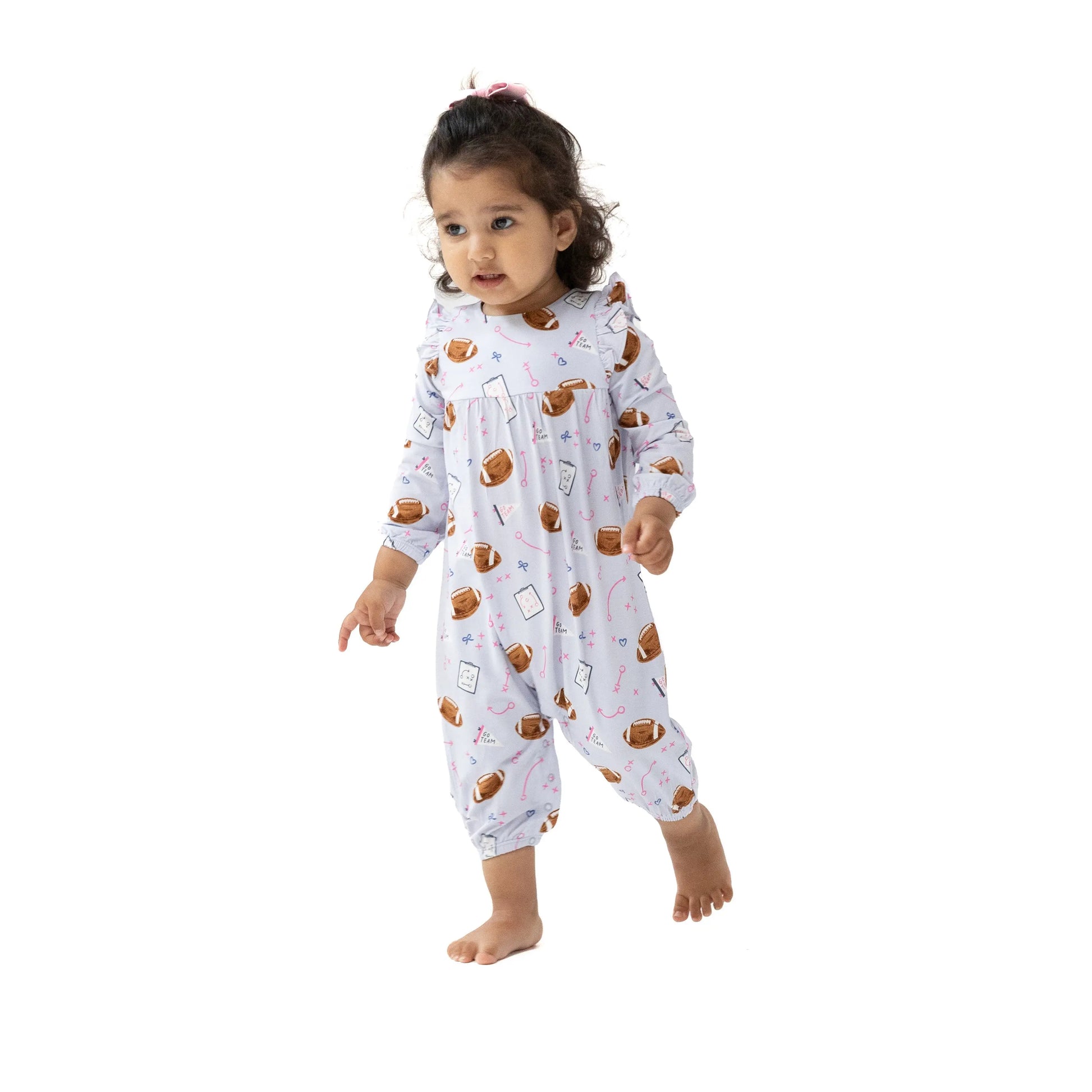 Angel Dear Ruffle Sleeve Baby Romper Bamboo Viscose Angel Dear Everetts Place: Online Boutique