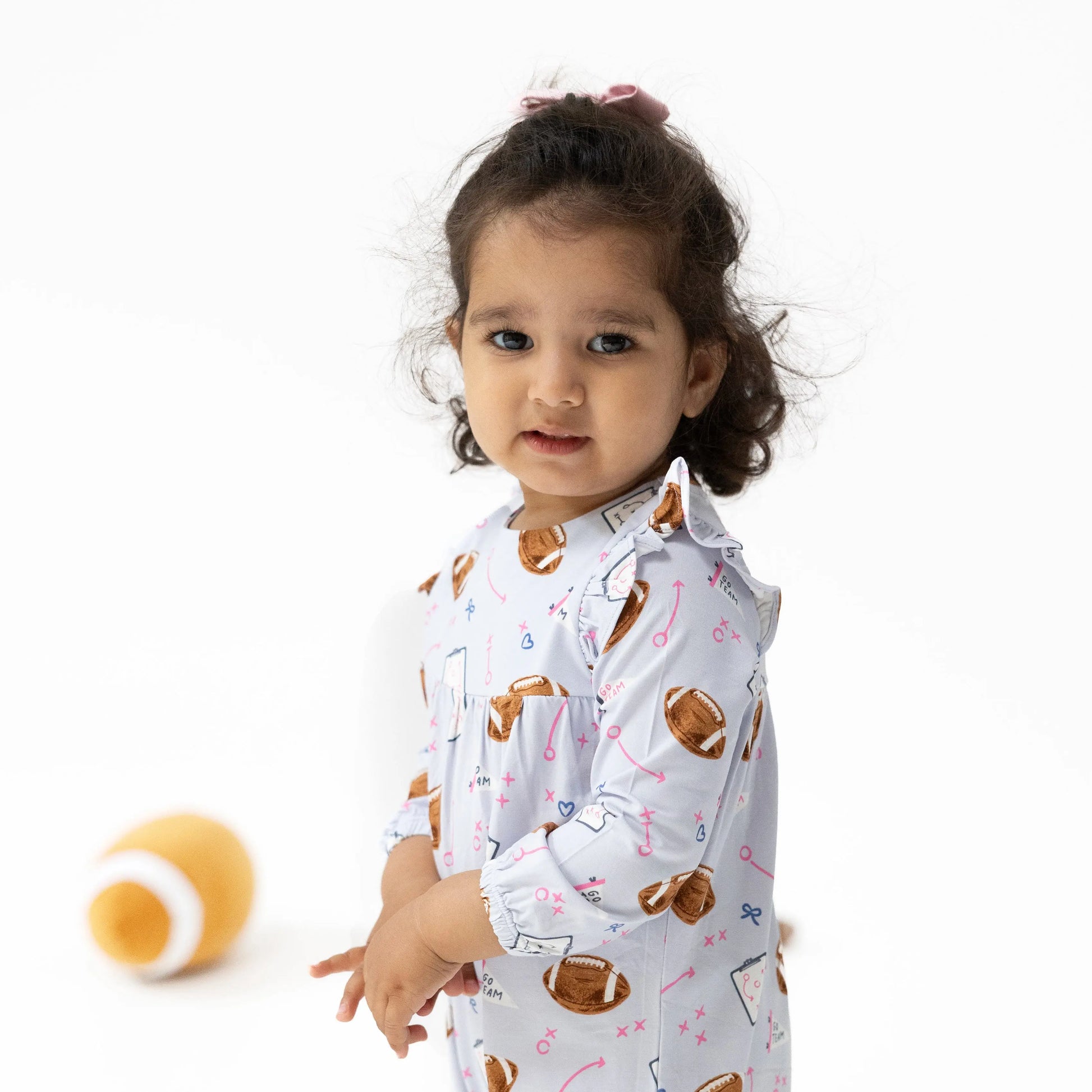 Angel Dear Ruffle Sleeve Baby Romper Bamboo Viscose Angel Dear Everetts Place: Online Boutique