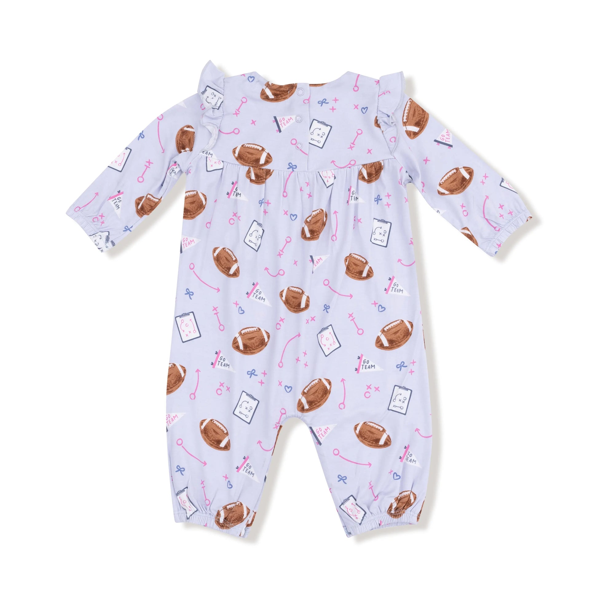 Angel Dear Ruffle Sleeve Baby Romper Bamboo Viscose Angel Dear Everetts Place: Online Boutique