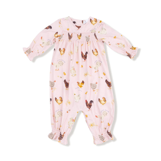 Angel Dear Ruffle Sleeve Romper for Baby Girls Ultra Soft Angel Dear Everetts Place: Online Boutique