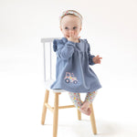 Angel Dear Angel Dear Ruffle Tunic and Bamboo Legging Set for Kids - Apparel & Accessories > Clothing > Baby & Toddler Clothing > Baby & Toddler Outfits 546
