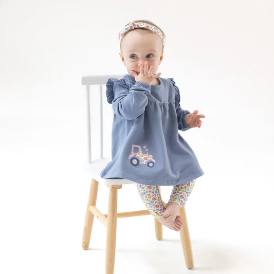 Angel Dear Ruffle Tunic and Bamboo Legging Set for Kids Angel Dear Everetts Place: Online Boutique