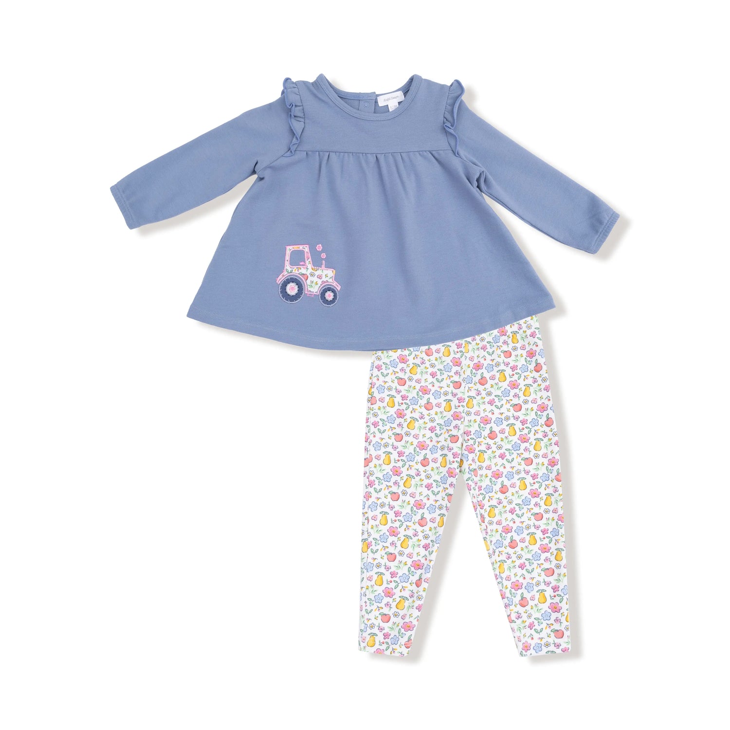 Angel Dear Angel Dear Ruffle Tunic and Bamboo Legging Set for Kids - Apparel & Accessories > Clothing > Baby & Toddler Clothing > Baby & Toddler Outfits 546
