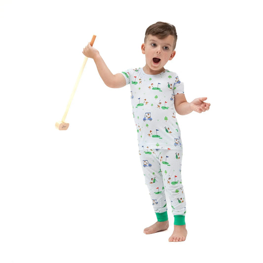 Angel Dear Short Sleeve Loungewear Set Two Piece Pajama Angel Dear Everetts Place: Online Boutique