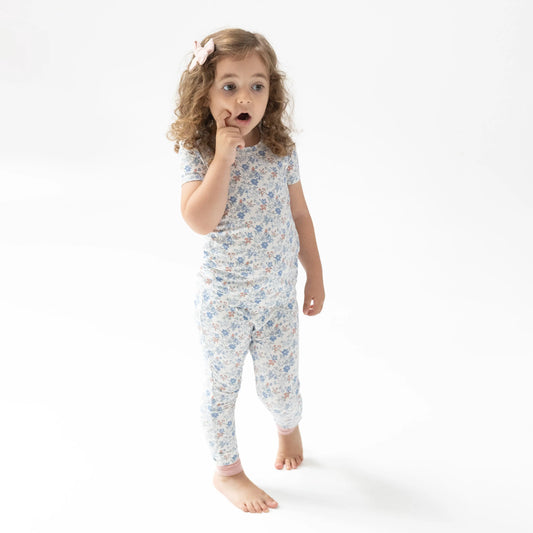Angel Dear Short Sleeve Loungewear Set Two Way Zipper Angel Dear Everetts Place: Online Boutique