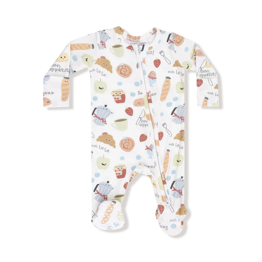 Angel Dear Signature 2 Way Zipper Footie For Newborn Baby Angel Dear Everetts Place: Online Boutique