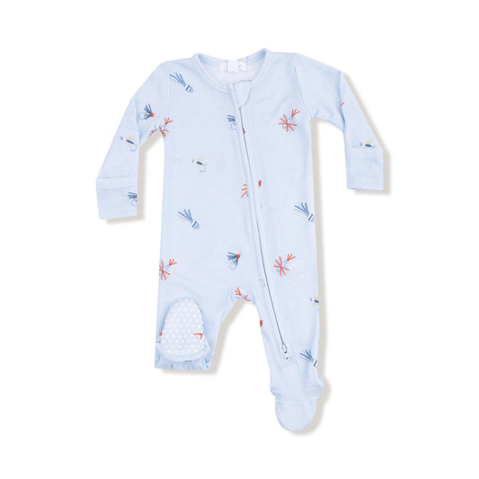 Angel Dear Signature Prints 2 Way Zipper Footie For Baby Angel Dear Everetts Place: Online Boutique