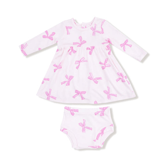 Angel Dear Simple Dress and Bloomer Set Baby Outfit Angel Dear Everetts Place: Online Boutique