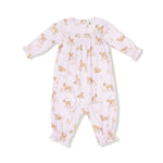 Angel Dear Angel Dear Smocked Long Sleeve Baby Romper Silky Viscose - Apparel & Accessories > Clothing > Baby & Toddler Clothing > Baby One-Pieces 967
