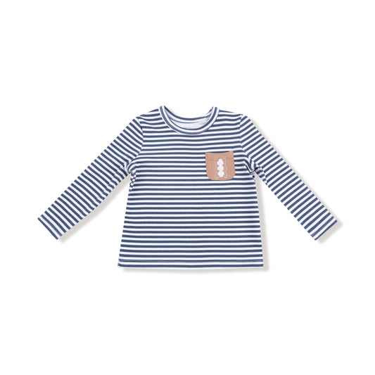 Angel Dear Soft Organic Cotton Football Pocket Long Sleeve Angel Dear Everetts Place: Online Boutique