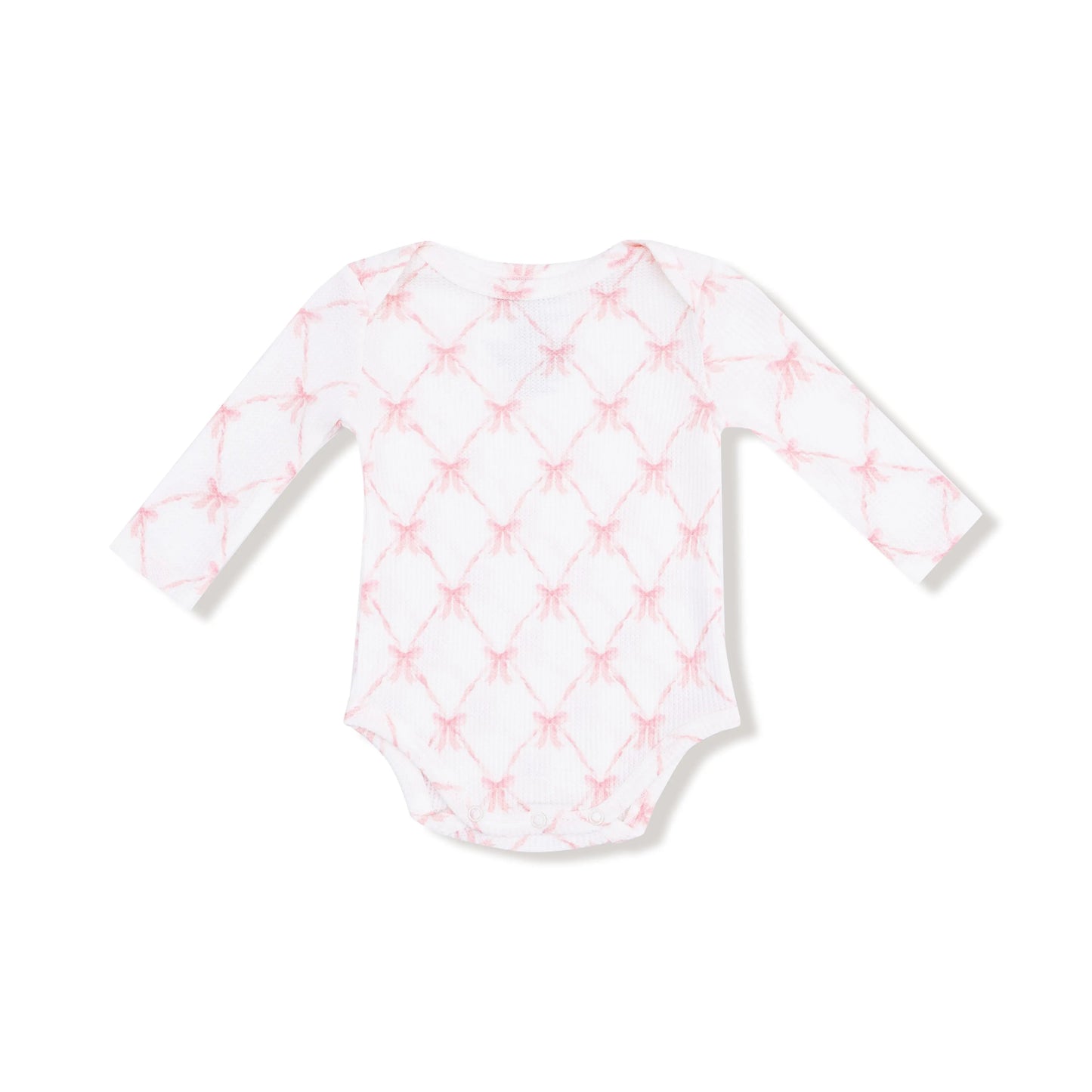 Angel Dear Thermal Waffle Lap Shoulder Long Sleeve Bodysuit Angel Dear Everetts Place: Online Boutique