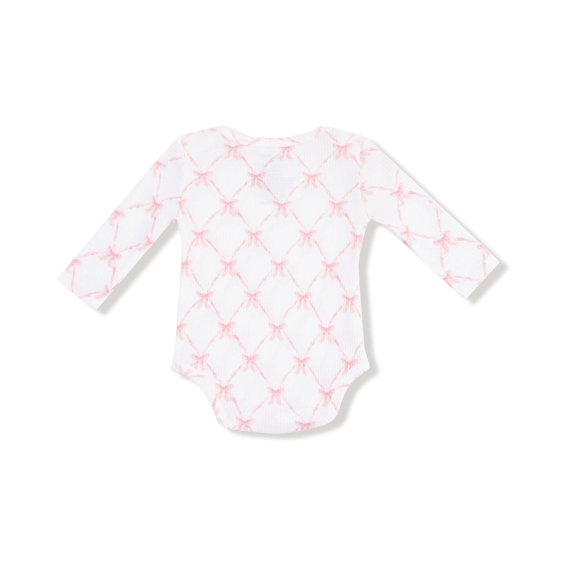 Angel Dear Thermal Waffle Lap Shoulder Long Sleeve Bodysuit Angel Dear Everetts Place: Online Boutique