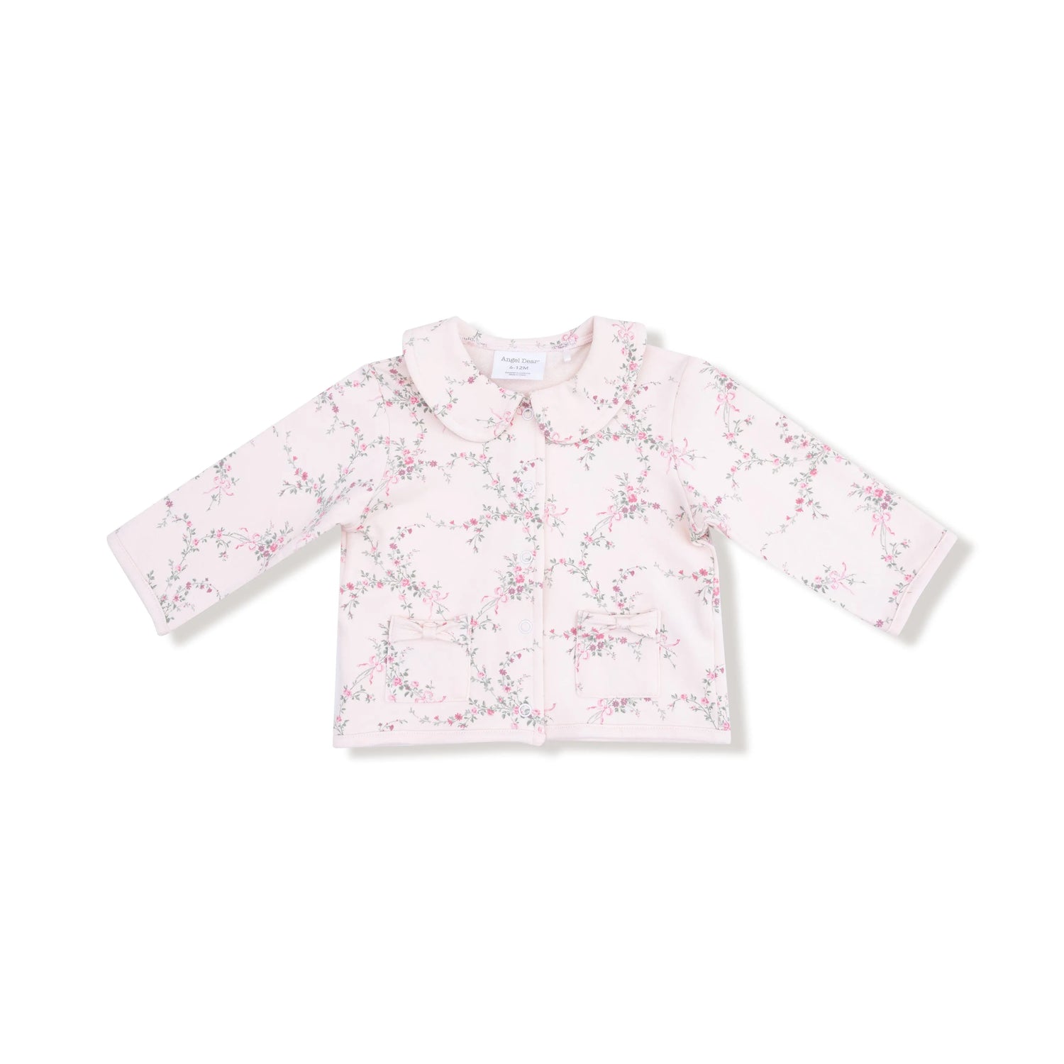 Angel Dear Angel Dear Tweed Style Jacket With Bow Pockets For Toddlers - Apparel & Accessories > Clothing > Baby & Toddler Clothing > Baby & Toddler Outerwear > Baby & Toddler Coats & Jackets 737