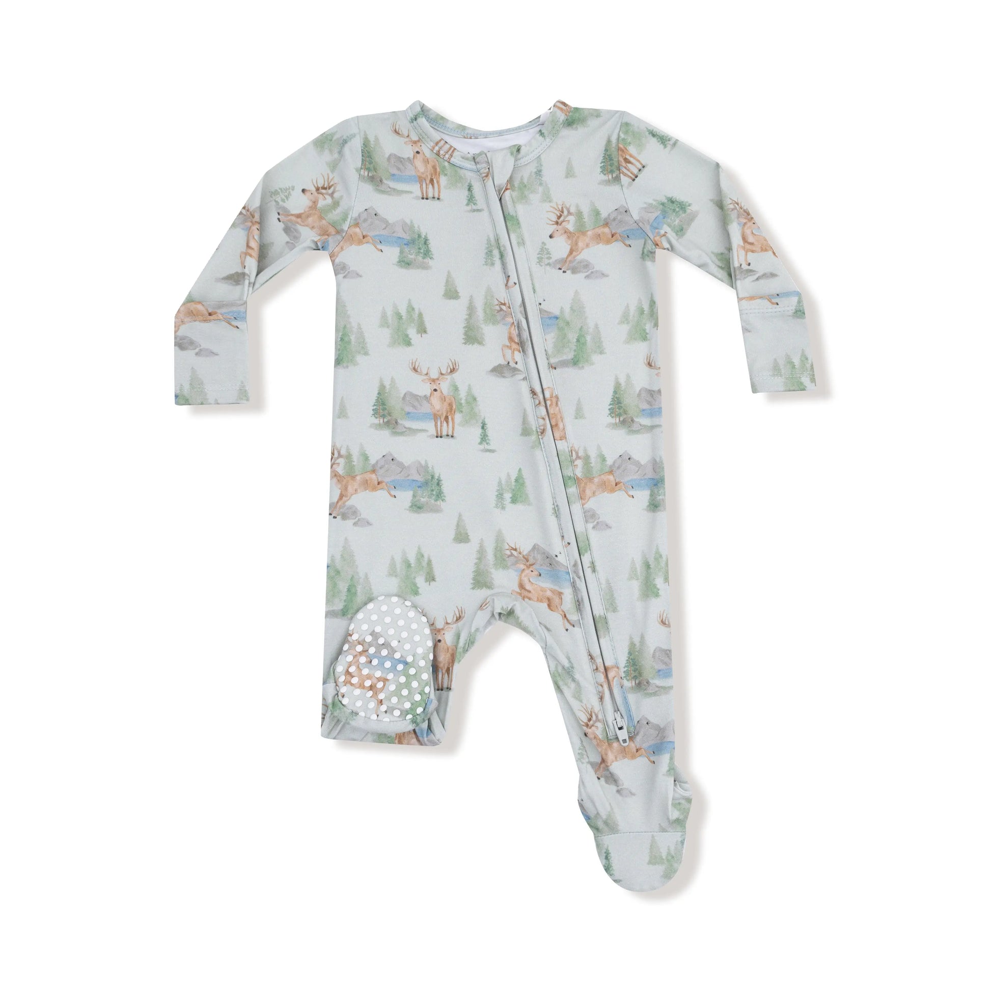 Angel Dear Two Way Zipper Footie For Baby Soft Bamboo Angel Dear Everetts Place: Online Boutique