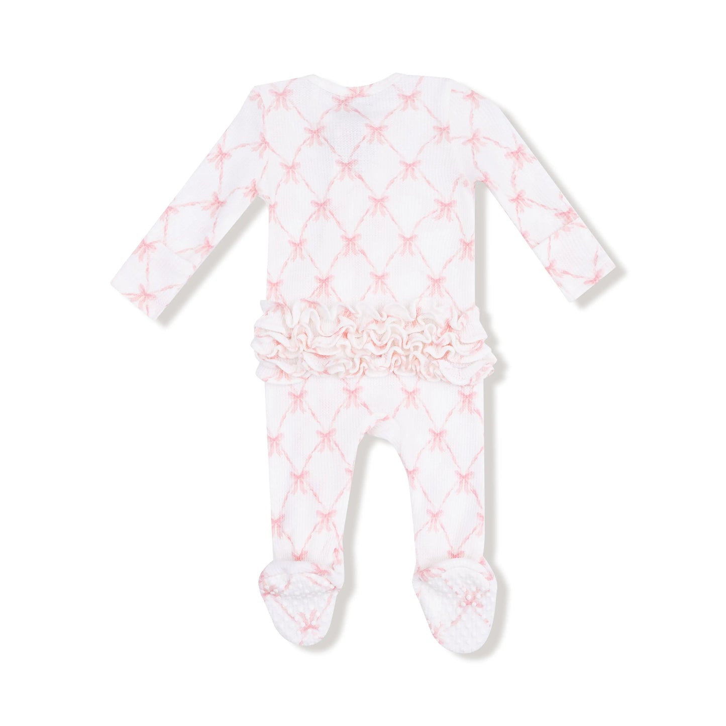 Angel Dear Two Way Zipper Ruffle Front Footie For Baby Angel Dear Everetts Place: Online Boutique
