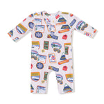 Angel Dear Angel Dear Uni Romper Cozy Henley Neckline Fall And Winter - Apparel & Accessories > Clothing > Baby & Toddler Clothing > Baby One-Pieces 106
