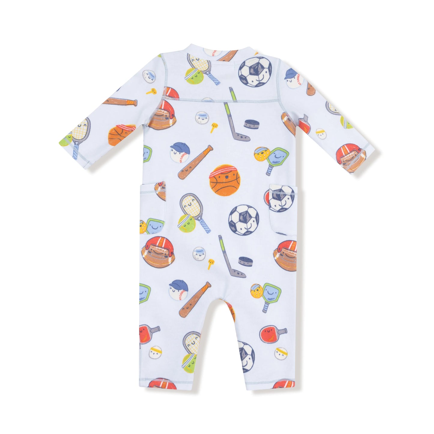 Angel Dear Uni Romper Henley Neckline Baby Outfit Essential Angel Dear Everetts Place: Online Boutique