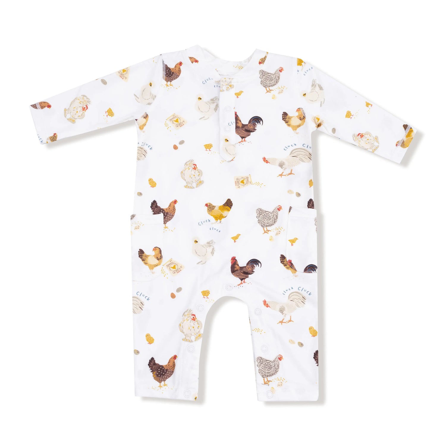 Angel Dear Angel Dear Uni Romper Henley Neckline Cozy For Fall Winter - Apparel & Accessories > Clothing > Baby & Toddler Clothing > Baby One-Pieces 106