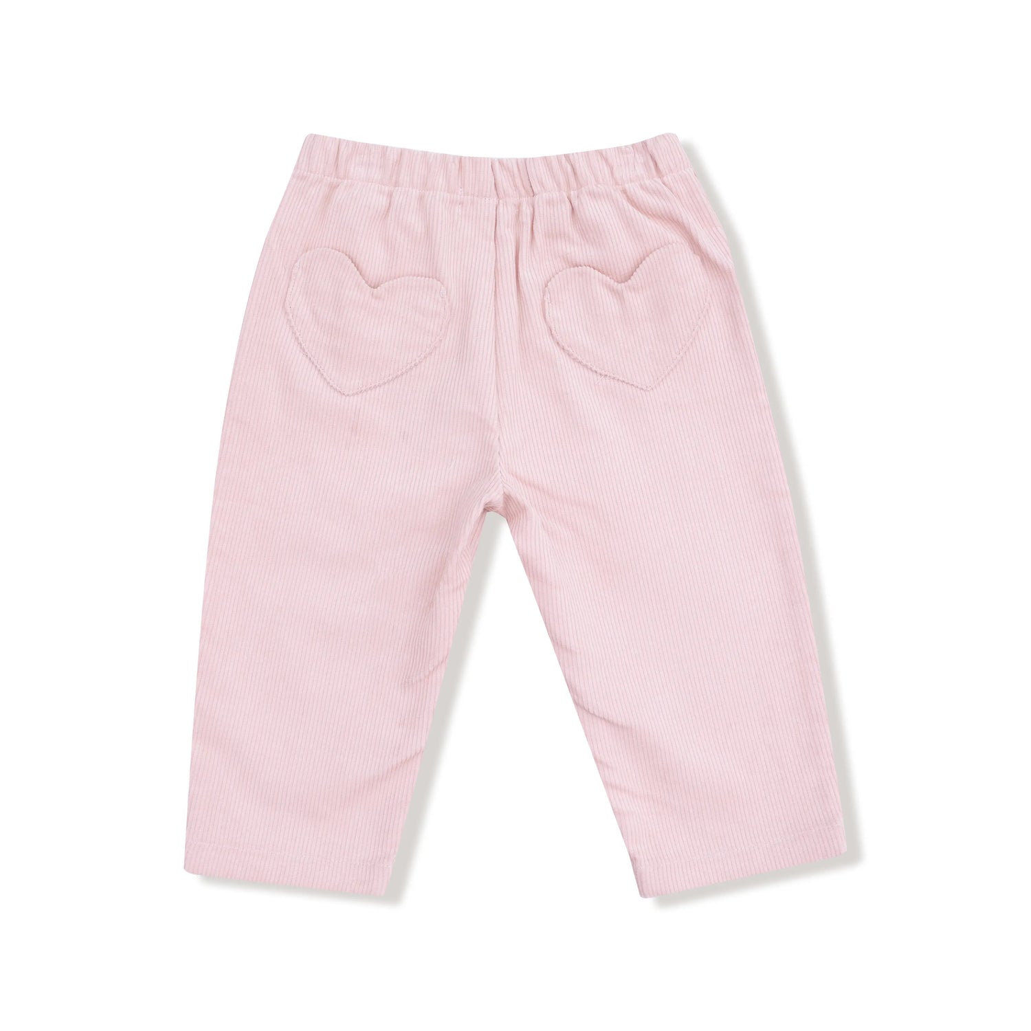 Veiled Pink - Cord Pant with Heart Pockets Angel Dear 