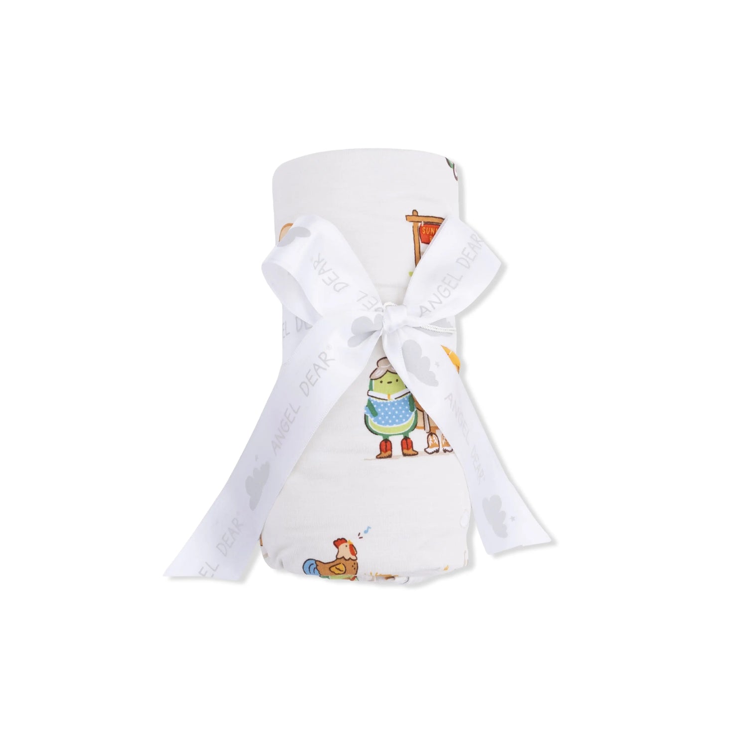 Angel Dear Viscose Bamboo Swaddle Blanket 45x45 Avocado Toast Angel Dear 