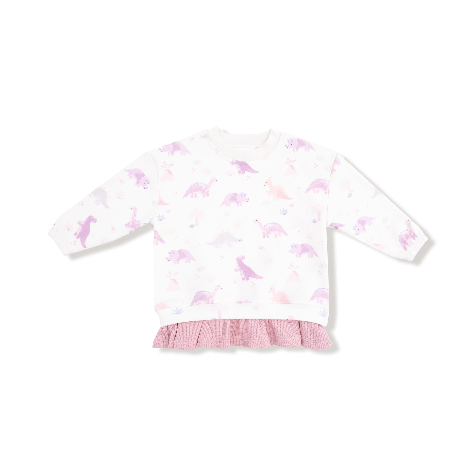 Angel Dear Angel Dear Waffle Pullover With Ruffle Bow And Leggings - Apparel & Accessories > Clothing > Baby & Toddler Clothing > Baby & Toddler Outfits 936S