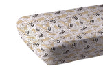 Newcastle Classics Animal Print Bamboo Muslin Crib Sheet Soft Breathable - Furniture > Baby & Toddler Furniture > Crib & Toddler Bed Accessories Bamboo Crib Sheet