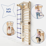 Goodevas Apollo Swedish Wall Climbing Ladder for Little Astronauts Moon Swing Set - Toys & Games > Outdoor Play Equipment > Swing Sets & Playsets
