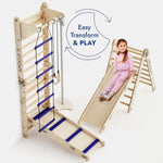 Goodevas Apollo Swedish Wall Climbing Ladder for Little Astronauts Moon Swing Set - Toys & Games > Outdoor Play Equipment > Swing Sets & Playsets