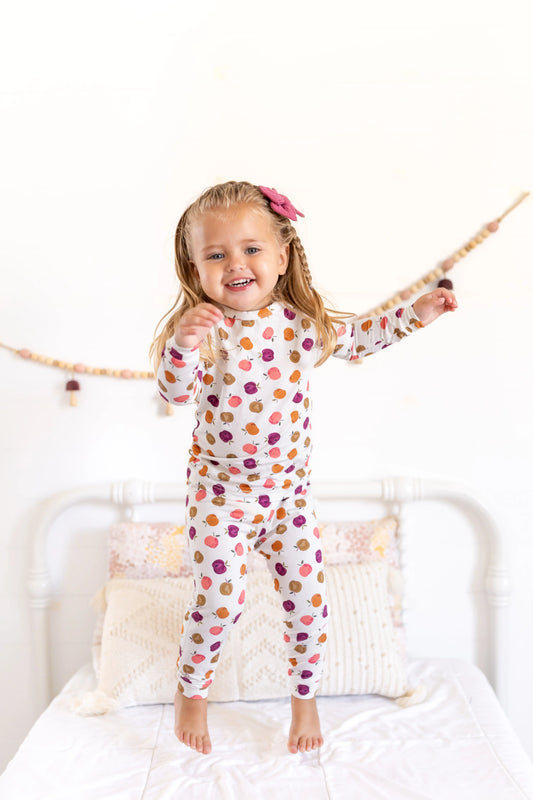 Apple of My Eye 2pc Bamboo Pajamas Ultra Soft Kids Set Little Joy Co. Everetts Place: Online Boutique