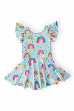 Mila & Rose ® April Showers Short Sleeve Twirl Leotard for Tiny Dancers - Everetts Place Boutique - 