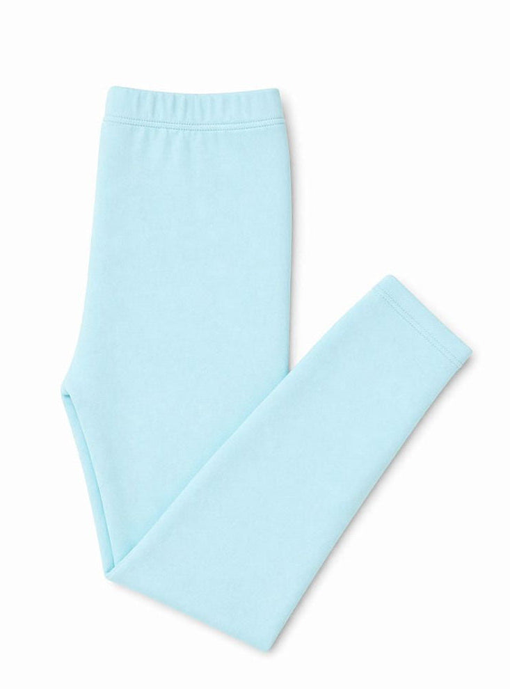 Mila & Rose soft organic baby aqua leggings