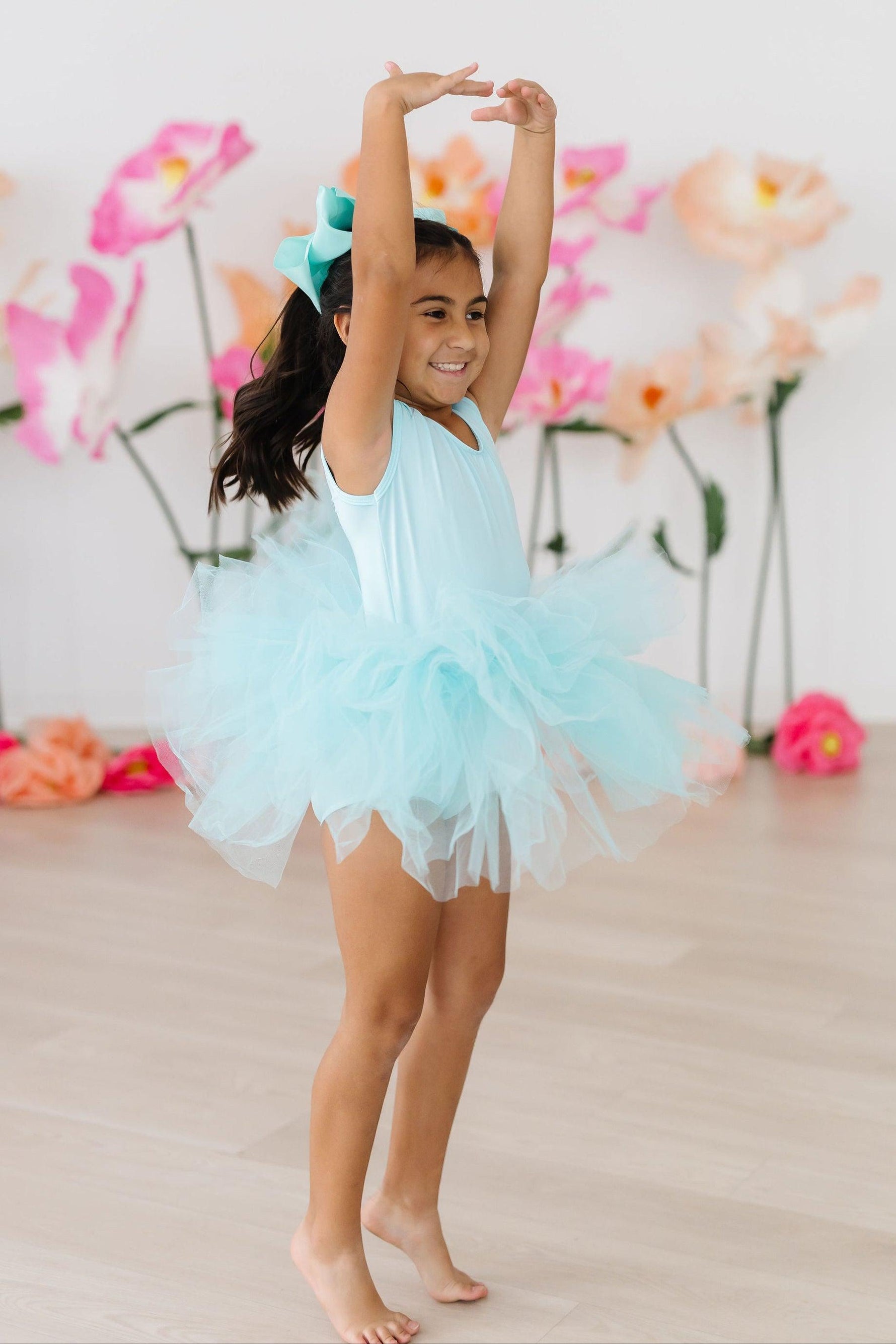 Aqua Tank Tutu Leotard for Little Dancers Girls Kids Mila & Rose ® Everetts Place: Online Boutique